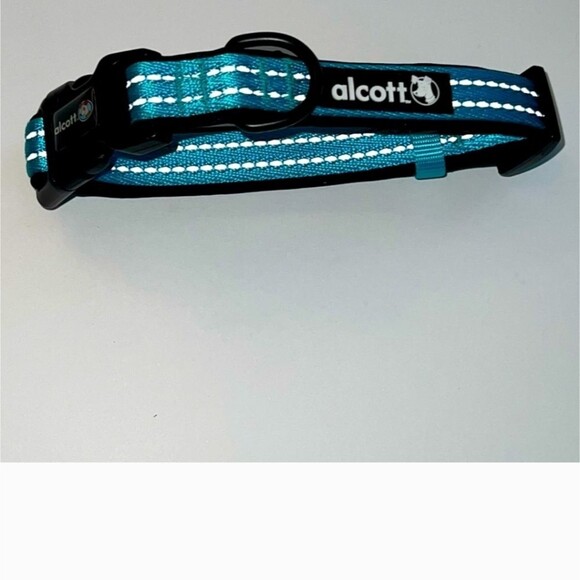 NEW Alcott Martingale Dog Collar Large Blue Reflective Stitching Neoprene - Picture 7 of 10
